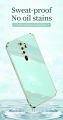 For OPPO A9 2020 / OPPO A5 2020 Back Cover Shiny Plating Square Bumper Soft Silicone Shockproof Protective Case. 
