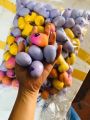 Hachimal toy eggs Vietnamese product shell 2 colors: orange, purple (random color delivery). 