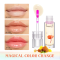 Ibcccndc 1 PCS Flower Lipgloss PH Color Changing Lip Oil Pink Clear Lip Glaze Liquid Moisturizing 1. 