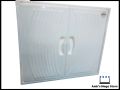 Plastic Washroom Cabinet Front Storage Box Bathroom Organizer Medicine Rack 3 partition caddy. 