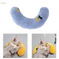 Pets Neck Pillow Cuddler Soft Cushion Cute Embroidery Pattern Dog Pillow Cat Pillow. 