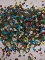 100pcs, random size 4-12mm, Multi Color Irregular Gemstone Beads DIY Customize Art & Craft.. 