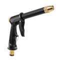 Car high-pressure car wash water gun new copper-plated nozzle thickened long rod dual-purpose high-pressure gun pressure washer. 