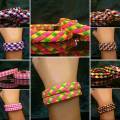 Pair Of Friendship Band In Many Colours. 