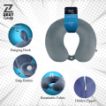 (Pack of 2) ZEXT COMFY Travel Pillow Charcoal Cozy Neck Cushion. 