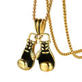 Fashion Men Boxing Glove Pendant Chain Necklace Fitness Sports Jewelry Gift. 