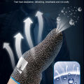 [Untra-thin] BlueWow S39 (1/2/4Pair) 21-PIN Finger Sleeve Gaming Superconducting Carbon Fiber for PUBG Mobile Games Contact Screen，Ultra-thin and Durable Finger Gloves for Gaming. 