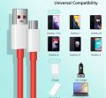 Dash Fast charging Cable Type-C | Dash Charge Type C Cable for One Plus 3,3T, 5,5T,6,6T , Fast Cable for Charging Solution, Dash Charge 5V / 4A USB C Cable F. 