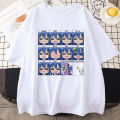 Lucky Star Konata T-shirts Funny Cartoon Graphic Printing Tee-shirt Streetwear Hip Hop Summer Cotton Tshirts Men Women Tees Tops. 