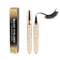Shiny Colorful Self-adhesive 2 In 1 Magic Lash Liner Glue Pen for Lashes No Magnetic Glue Diamond Bling Glitter Liquid Eyeliner. 