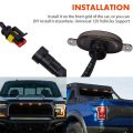 grill lights for trucks-4 x Grille LED Lights with Harness cable KitBlack. 