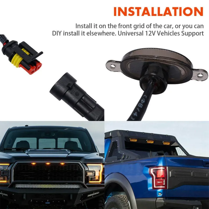 4PCS%20Car%20Front%20Bumper%20LED%20Grille%20Light%20for%20SUV%20-%20Image%205