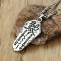 New Yin Yang Gossip Symbol Necklace Pendant for Men Demon Protection Ghost Hunter Male Jewelry Stainless Steel. 