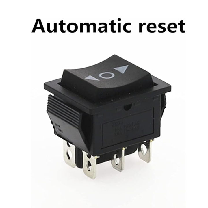 KCD4-202 Rocker Power  3 Position Switch 6 Pin Auto Reset  Car Boat