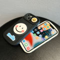[autismaut] Three-Dimensional Couple Smiley Face Sliding Window iPhone15Pro Phone Case Suitable for Apple 14/13 Cartoon 12 Protective Sleeve 11. 