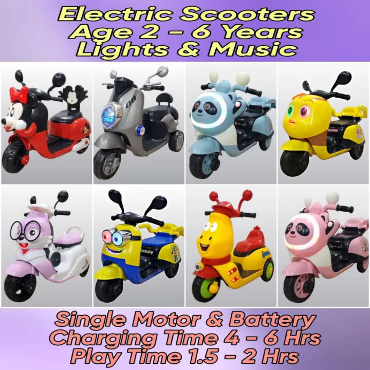 Kids%20Boy%20Girl%20Electric%20Bike%20Scooter%20With%20Rechargeable%20Battery%20Lights%20And%20Music%20-%20Image%202