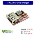 5V 2A CAR USB Charger Module DC-DC 5v Step-Down Power Supply Module. 