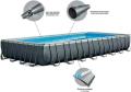 Intex Ultra Rectangular Frame Pool 32ft 9.75mx4.88mx1.32m (26374). 