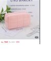 1pc Pink Pillow Design Cosmetic Bag Pencil Case Pen Pouch Large-capacity Student Storage Pencil Case D R3046. 