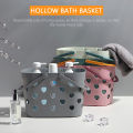 Portable Shower Caddy Tote Plastic Storage Basket with Handle Quick Dry Toiletry Box Capacity Box Organizer for Bathroom Kitchen. 