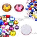 Wholesale in Bulk Rhinestones for Clothes DIY flat back Diamond Nail Rhinestone Decorations Crystals AB Glitter Face Art Stone. 
