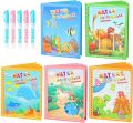 Magic Water Coloring Books, Water Drawing Doodle Book for Children 8 Pages with 2 Magic Pens, Learning Toys for 2 3+ Year Old Boys Girls, Painting Board for Children, Drawing Gifts for Kids. 