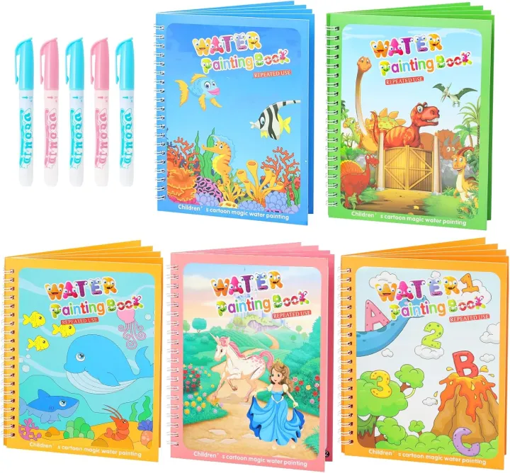 Magic%20Water%20Coloring%20Books,%20Water%20Drawing%20Doodle%20Book%20for%20Children%208%20Pages%20with%202%20Magic%20Pens,%20Learning%20Toys%20for%202%203+%20Year%20Old%20Boys%20Girls,%20Painting%20Board%20for%20Children,%20Drawing%20Gifts%20for%20Kids%20-%20Image%209