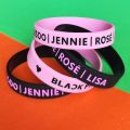 Kpop Idol BLACKPINK JISOO JENNIE ROSE LISA Silicone Bracelet. 