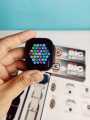 C9 ULTRA 3 SMART WATCH COMBO WITH HEADPHONES 4 STRAPS WITH WIRELESS CHARGER. 