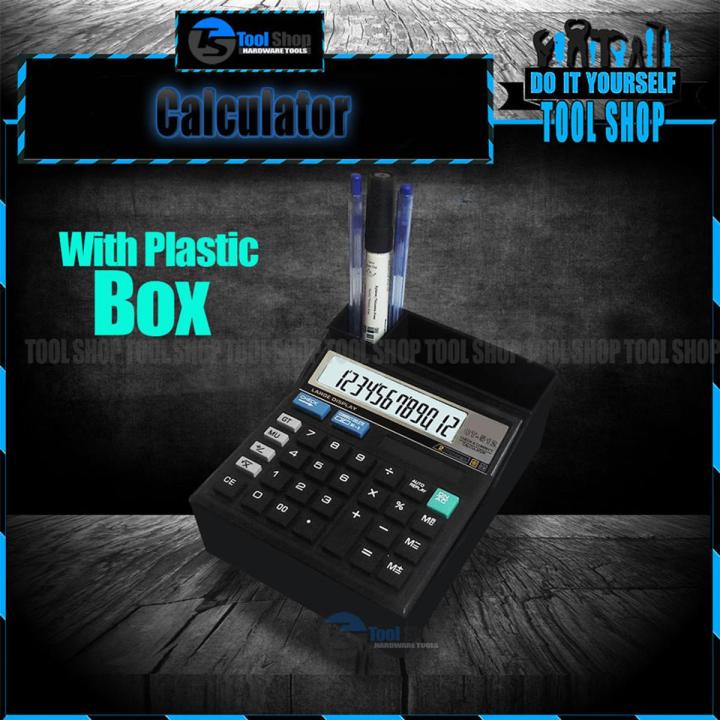 12 Digit Calculator with Plastic Box Case