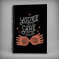 J. K. Rowling Quote Spiral Notebook - 7365. 