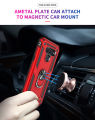 Lereach For LG K50 / Q60 Mobile Phone Case TPU Hard Ring Car Ring Bracket Shockproof Back Cover. 