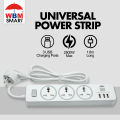 WBM Universal Extention Board, High Quality Smart 3 Power Socket With 3 USB Socket. 