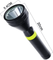 Rechargeable Small Sun Ultra Bright Focus Camping Emergency Working Tracking Security Torch Light Torch  (Black, 20 cm ). 