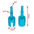 Metal Drive Shaft Dog Bone Diff Cup Joint Set for Tamiya TT01 TT-01 TT01D TT01E TT02 TT-02 1/10 RC Car Upgrade Parts. 
