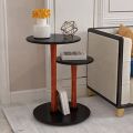 Side Table/Center Table/Beside Table (Modern Double Top Round Coffee Table). 