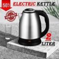 Stainless Steel Electric Kettle (2.0 Litre) Hot Water Kettle. 