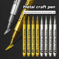 Metallic Pen Gold Silver Epoxy Resin Mold Drawing Pen Acrylic Paint DIY Silicone Mold Highlight Permanent ColorDrawing Marker. 