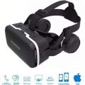 Shinecon 6th Generation 3D VR Glasses Headset with Earphones for 4.7, 6.7 Inch Smartphones. 