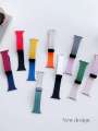 Suitable for IWatch Applewatch watch strap, ultraS87 color blocked silicone magnetic replacement wristband. 