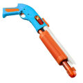 Nerf Foamic Refills Blaster Short toy Gun/Best Quality Airsoft Machine Toy gun-Shell Ejecting Soft Bullet Shotgun Toy for kids Desert Eagle Refile Unique and stylish kids Toy Gun and kids Birthday Gift.. 