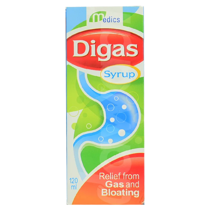 Digas Syrup – Fast Relief from Gas and Bloating | 120ml