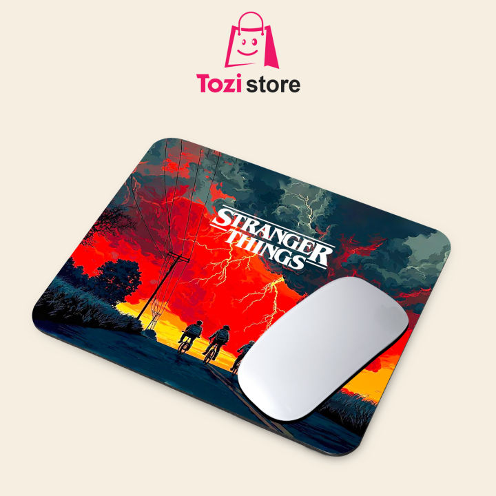Gaming Mouse Pad Premium  8" x 6.5  Thick Non-Slip Rubber Base, Smooth Cloth Surface for Precision Control - Tozistore