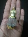 6ml Plain Empty Golden Fancy Bottles cap Mini Perfume Handmade For Attar Oil Mini Decorative Perfume Bottle Refillable Bottle With Rod Applicator dip glass stick 6ml bottle. 