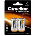 Camelion C Size Cell Rechargeable Batteries 2500 Mah. 