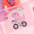 Kawaii Transparent Pencil Case DinosaurSchool Office Student Kids Pencil Cases Pen Box Pencil Funky Cute style. 