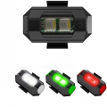 Motorcycle Lights Drone Strobe Light | USB LED Anti-Collision Bike Aircraft Night Flying Mini Flashing Warning Signal Light. 