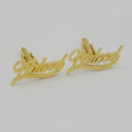 Customized Name Unique Design - Shabnam Work Cufflinks - Gift Set For Men Gift Item - New Arrival. 
