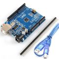 High-Quality Arduino Uno R3 (SMD Version) + USB Cable | Compact Microcontroller Board for Automation, Coding & Robotics Projects. 