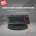 Marvo Branded K607 RGB Backlit Gaming Keyboard 25 Anti Ghosting Keys and Durable Membrane. 